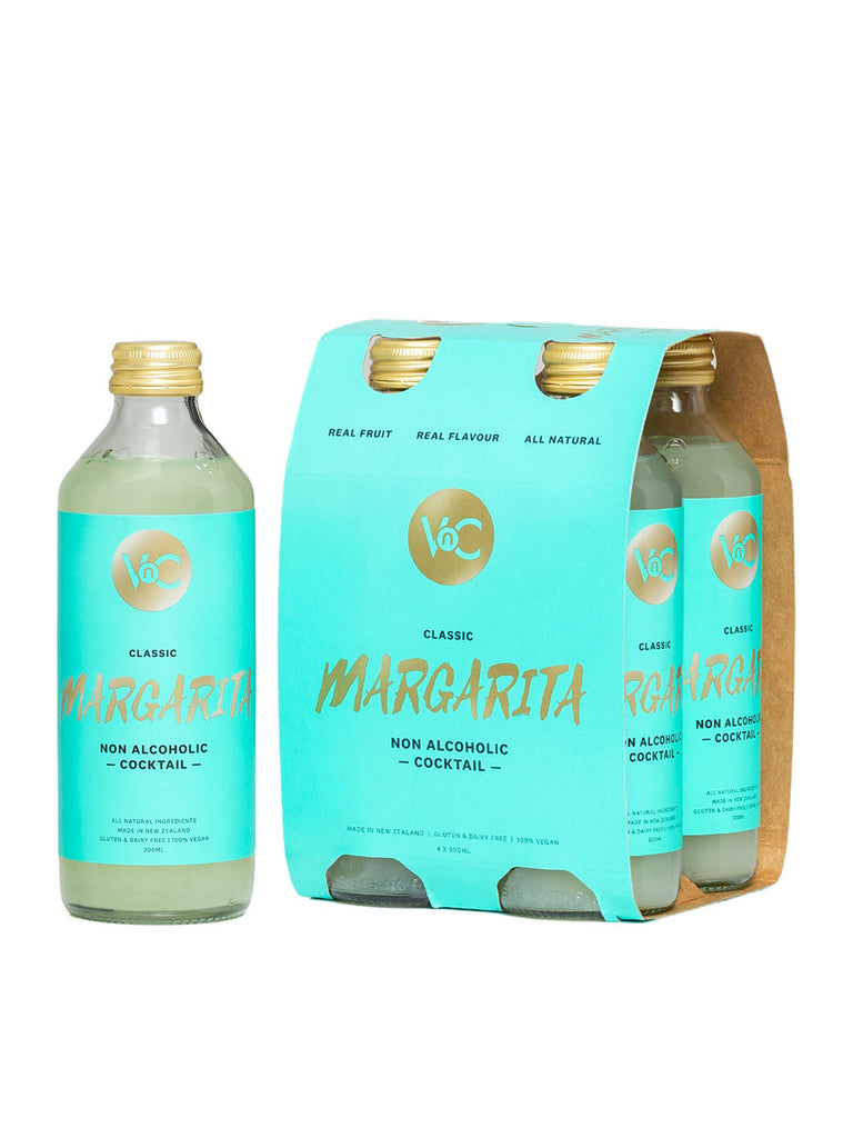 4 pack of VnC classic margarita non alcoholic cocktails