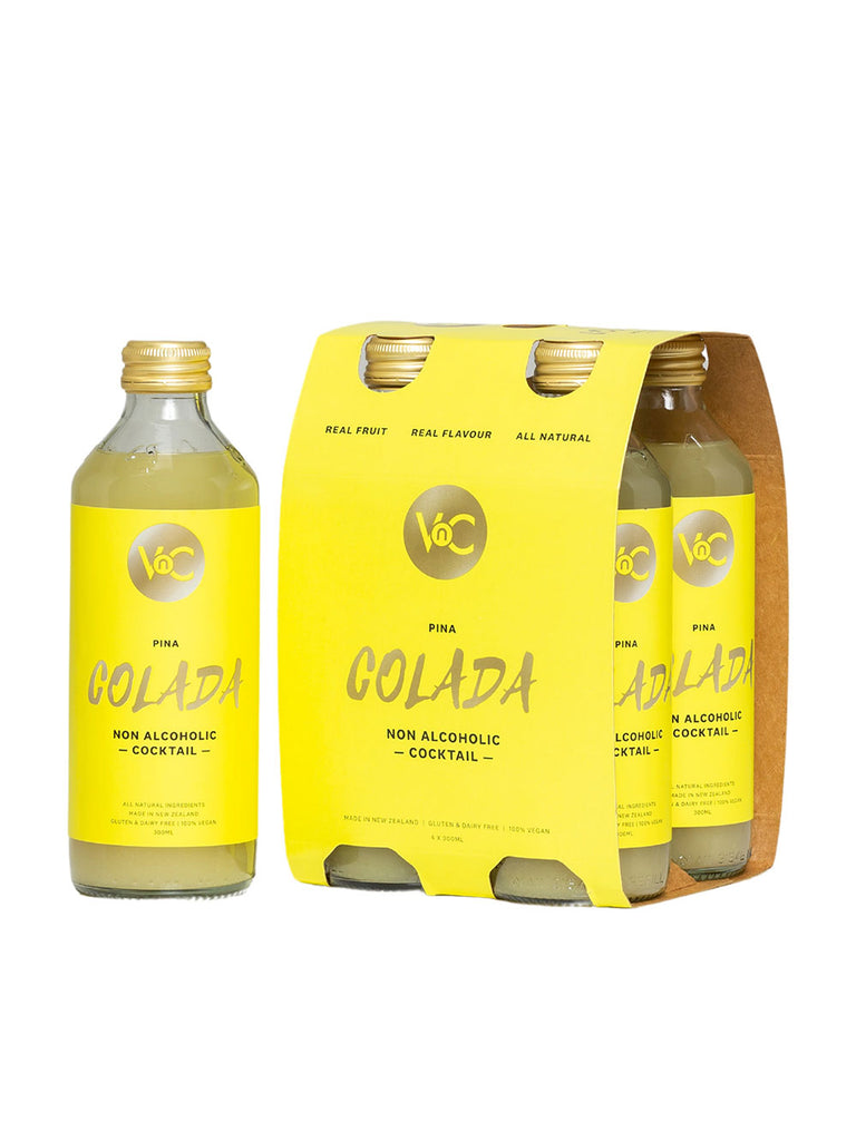 4 pack of VnC Pina Cola Ready Made bottles of cocktails